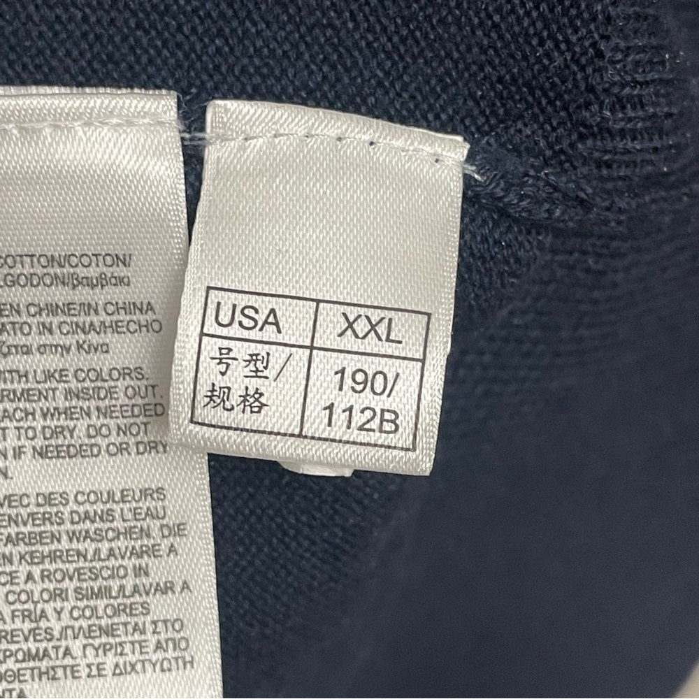 Brooks Brothers men’s large Supima Cotton quarter zip pullover navy dark blue‎ - Picture 3 of 10